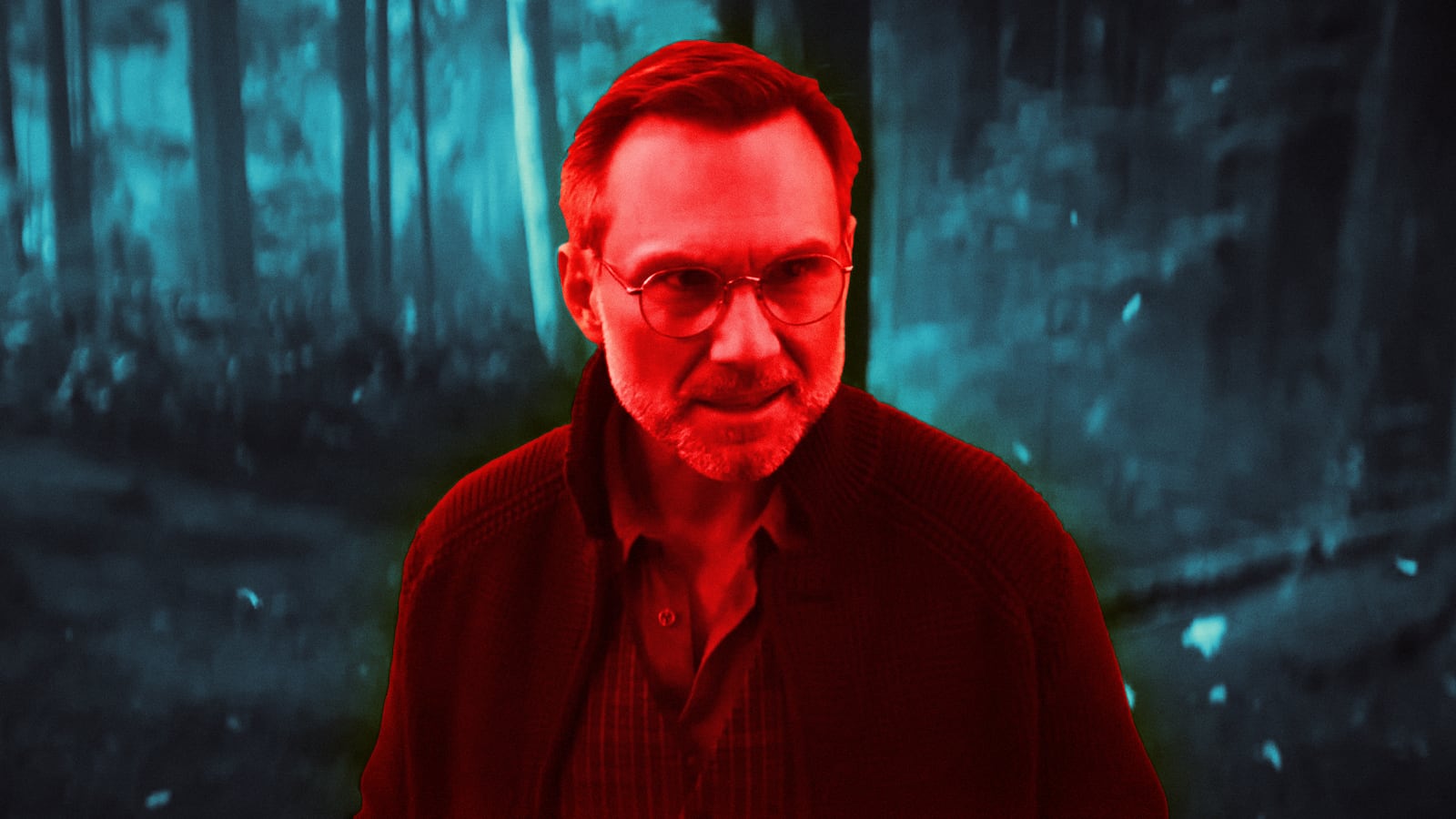 A photo illustration of Christian Slater in The Spiderwick Chronicles.