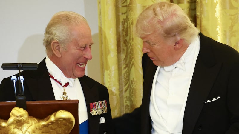 King Charles and Donald Trump