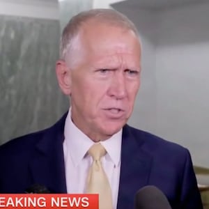 Thom Tillis speaks to CNN.