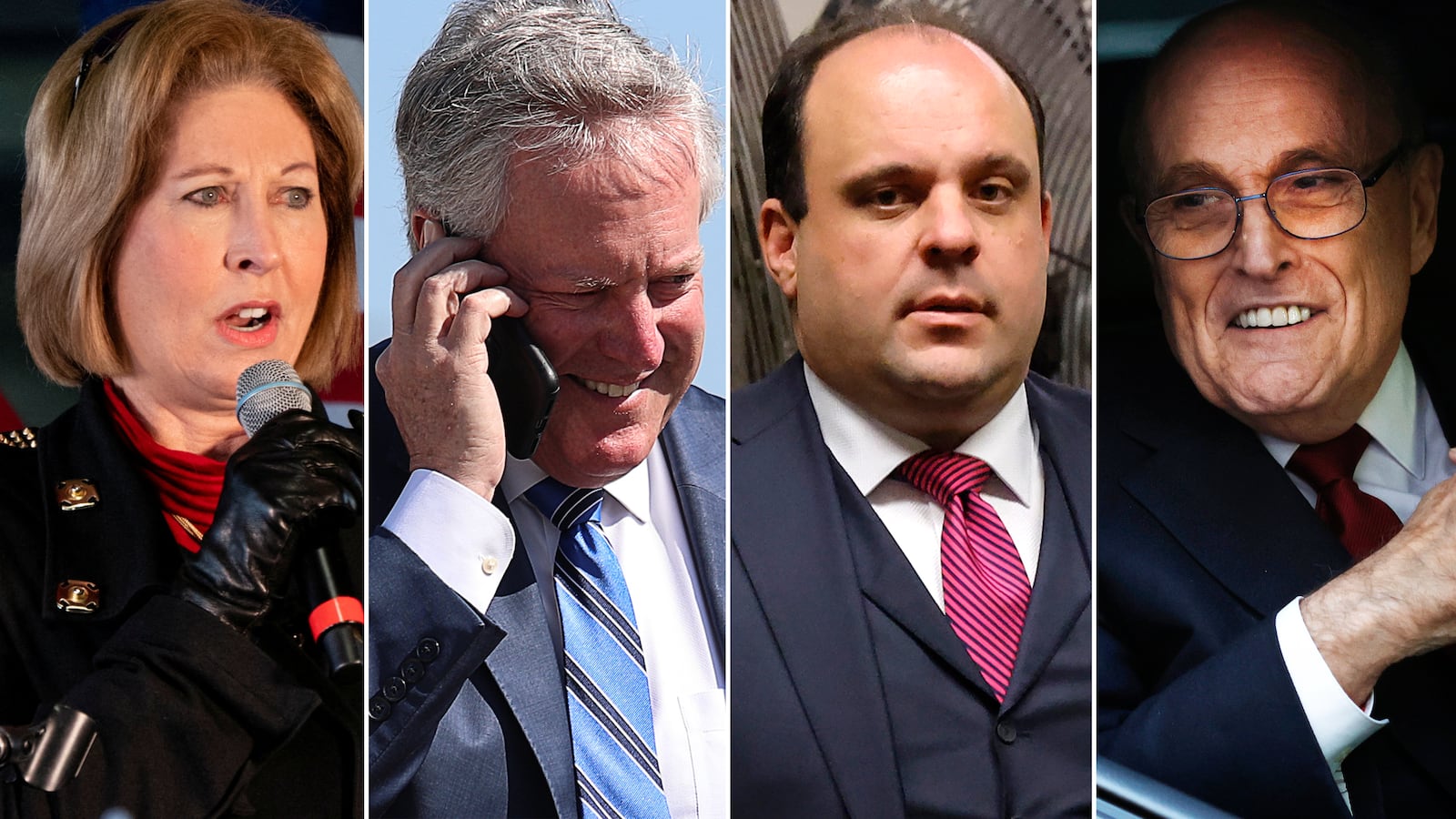 Sidney Powell, Mark Meadows, Boris Epshteyn, Ruy Giuliani