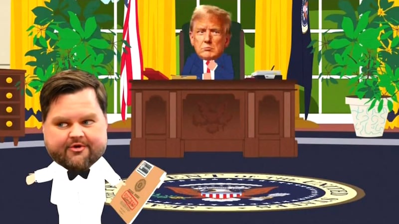 South Park, Vance and Trump in the Oval Office