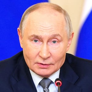 Russia's President Vladimir Putin chairs a meeting on the development of the domestic aviation industry as he visits the Flight Research Institute in Zhukovsky in the Moscow region, Russia, June 24, 2026.