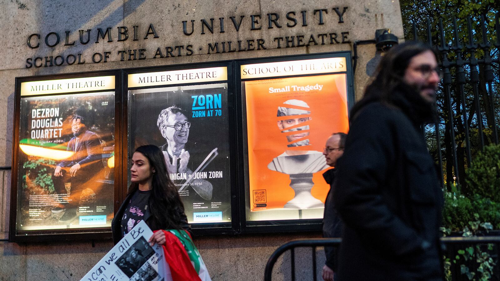 A demonstrator attends a rally in support of Palestinians, amid the ongoing conflict between Israel and the Palestinian Islamist group Hamas