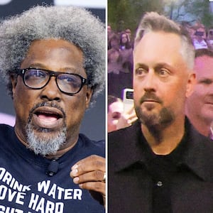 Comedian W. Kamau Bell and Nate Bargatze.