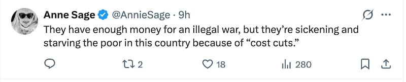 Youssef's estimate was met with anger about where else the money could be spent.