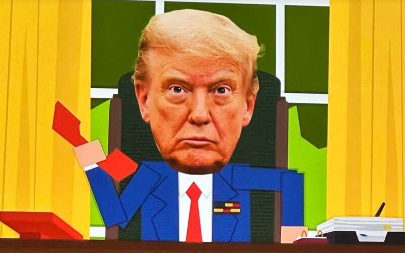 South Park, Trump at the Oval Office desk