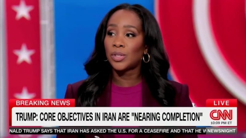 Phillip questioned Trump throughout her show.