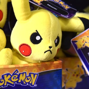 Pikachu and Kristi Noem