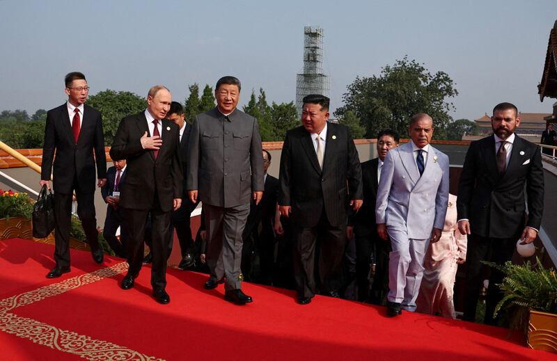 Putin, Xi Jingping and Kim Jong-Un