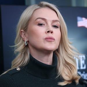 White House Press Secretary Karoline Leavitt speaks during a news briefing in the James S. Brady Press Briefing Room of the White House on January 26, 2026 in Washington, DC. Leavitt discussed the recent ICE shooting in Minneapolis and spoke on FEMA's response to the recent weekend winter storm