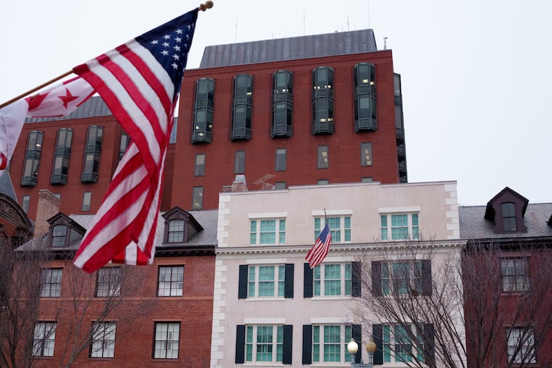 The Blair House, where the Trump family stayed for two nights ahead of the Jan. 20, 2025, inauguration.