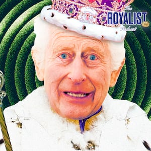 A photo illo illustration of King Charles for The Royalist.