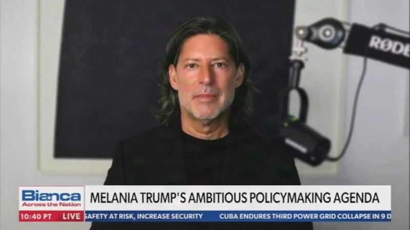 Beckman during the NEwsmax interview.