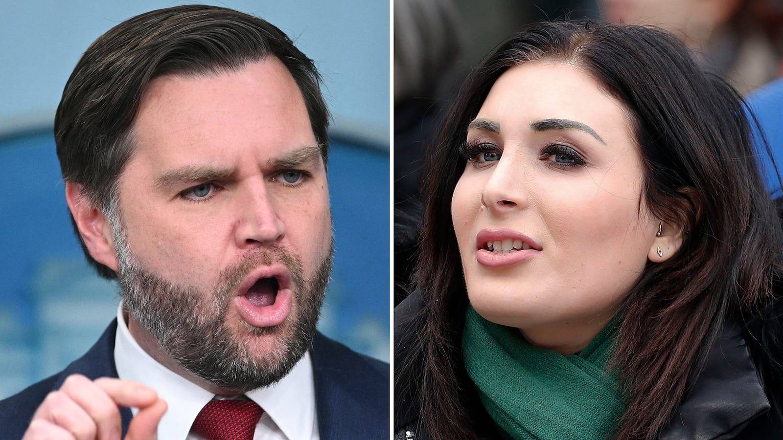 JD Vance and Laura Loomer