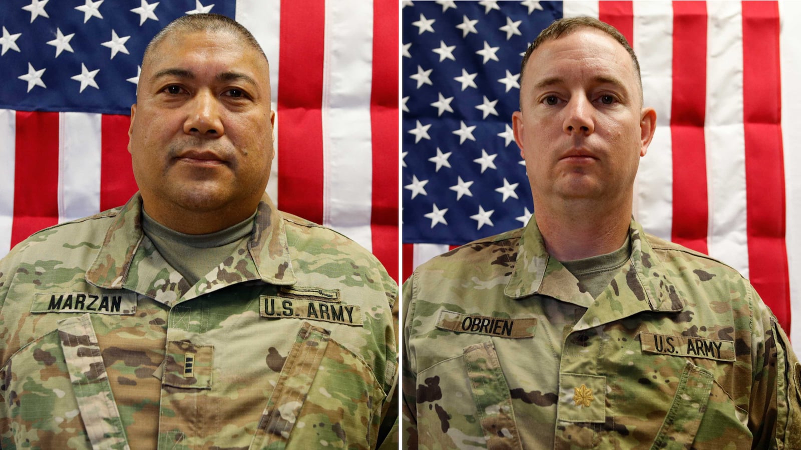 Chief Warrant Officer 3 Robert M. Marzan and Major Jeffrey R. O’Brien