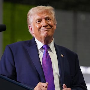 President Donald Trump, pictured March 11, argued oil prices going up is a good thing as costs surge due to his war in Iran.