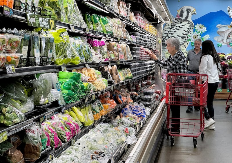 GREENBRAE, CALIFORNIA - MAY 15: A customer shops at a Trader Joe's store on May 15, 2024 in Greenbrae, California. According to a report by the Bureau of Labor Statistics, the Consumer Price Index (CPI) slowed during the month of April with an uptick of 0.3% over the previous month, just shy of economist forecasts of a 0.4%, and 3.4% over the prior year. (Photo by Justin Sullivan/Getty Images)