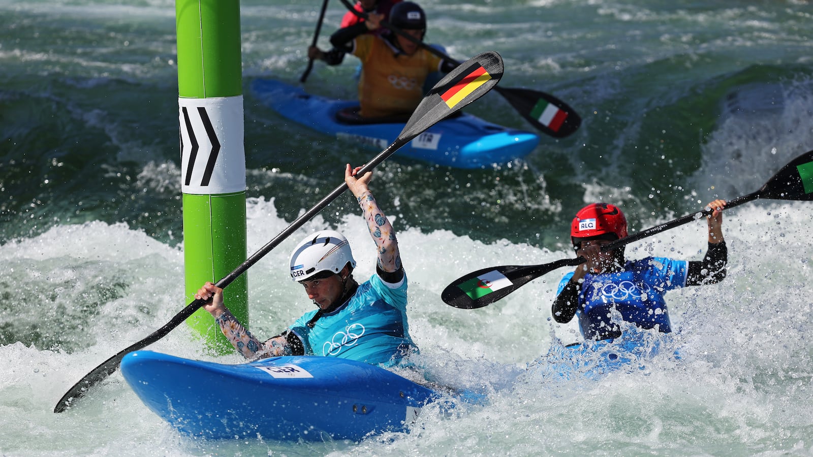 Women's Canoe Slalom race at the 2024 Paris Olympics