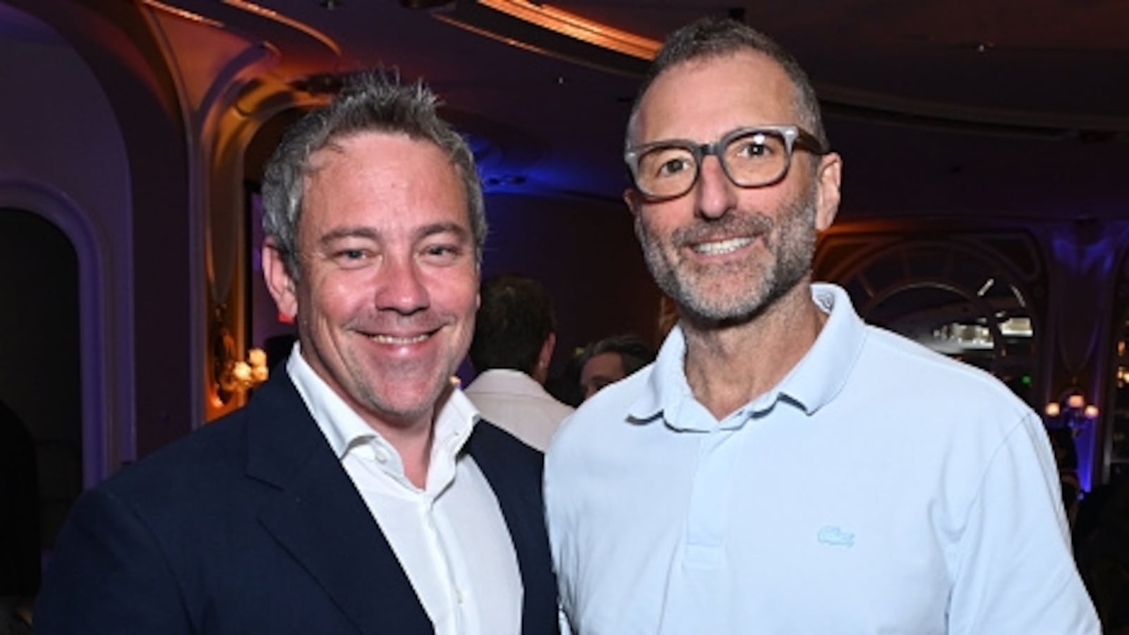 Kevin Baillie (left) and Stefan Sonnenfeld attend the Advanced Imaging Society's 16th Lumiere Awards at The Beverly Hills Hotel.