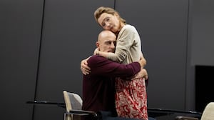Mark Strong and Lesley Manville