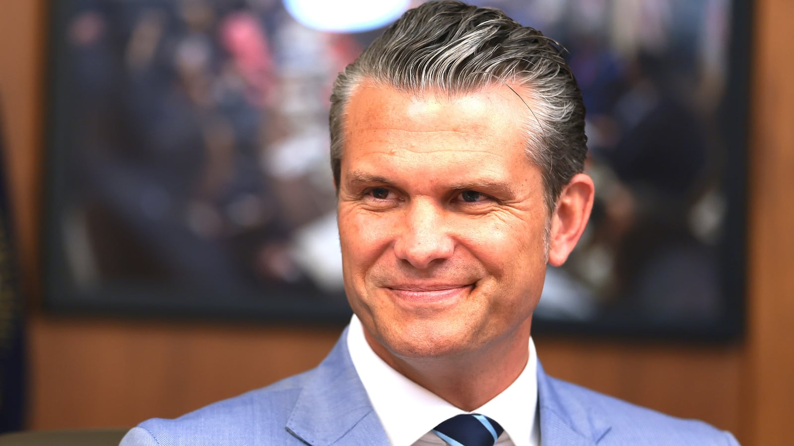 Secretary of Defense Pete Hegseth attends a Cabinet Meeting at Camp Davaid, the presidential retreat, on July 31, 2026 in Camp David, Maryland. U.S. President Donald Trump convened members of his Cabinet at the presidential retreat as the war with Iran continues.