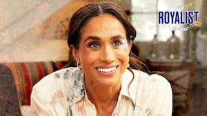 A photo illustration of Meghan Markle for the Royalist podcast.