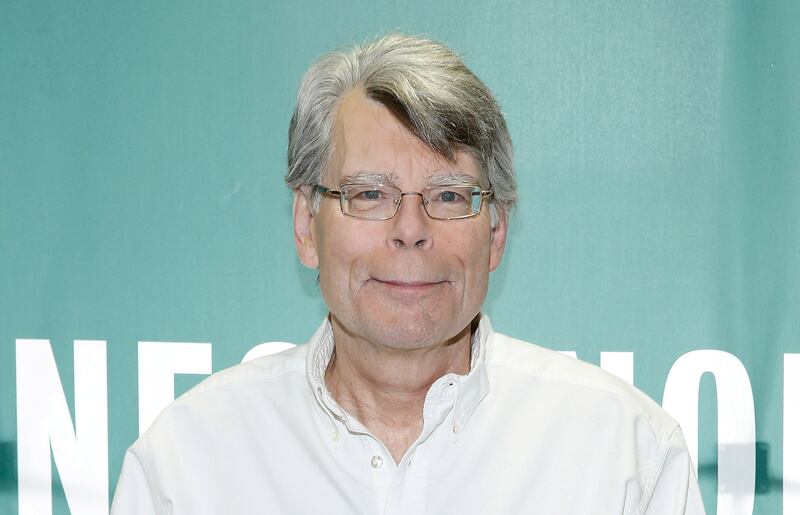 Stephen King Signs Copies Of His Book "Revival" at Barnes & Noble Union Square on November 11, 2014 in New York City.