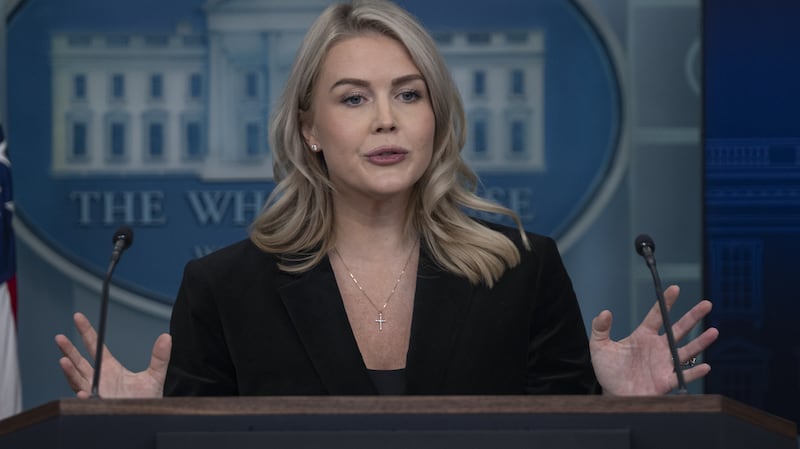 White House Press Secretary Karoline Leavitt argued Trump was "frank and honest" when asked what he meant when he snapped at a female reporter as "piggy."