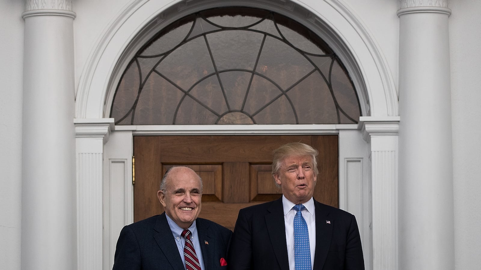 A photo of Giuliani and Trump