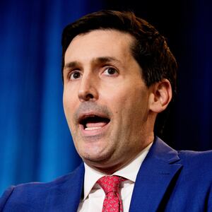 Calley Means at a conference at the Health and Human Services Department in 2025.