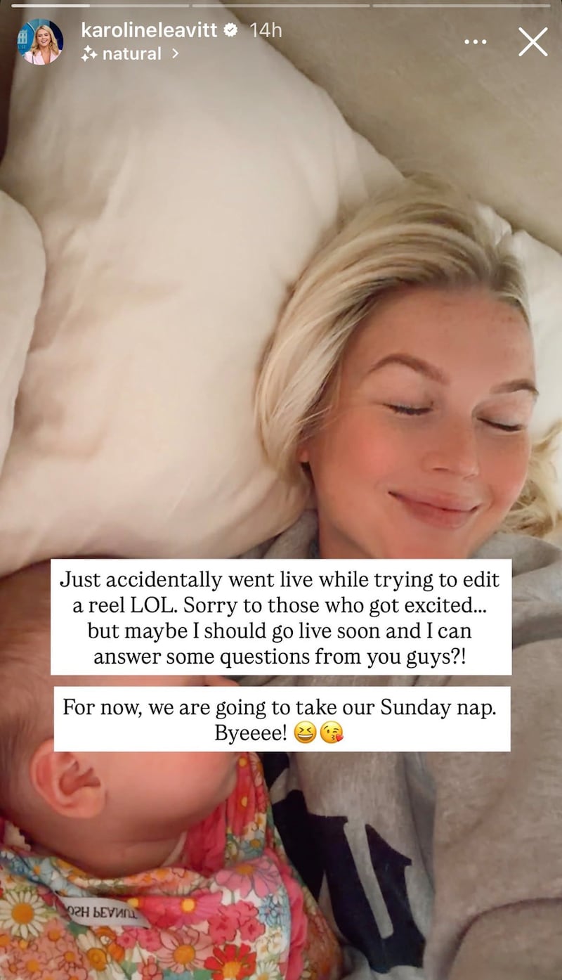 Leavitt admitted to her mistake.