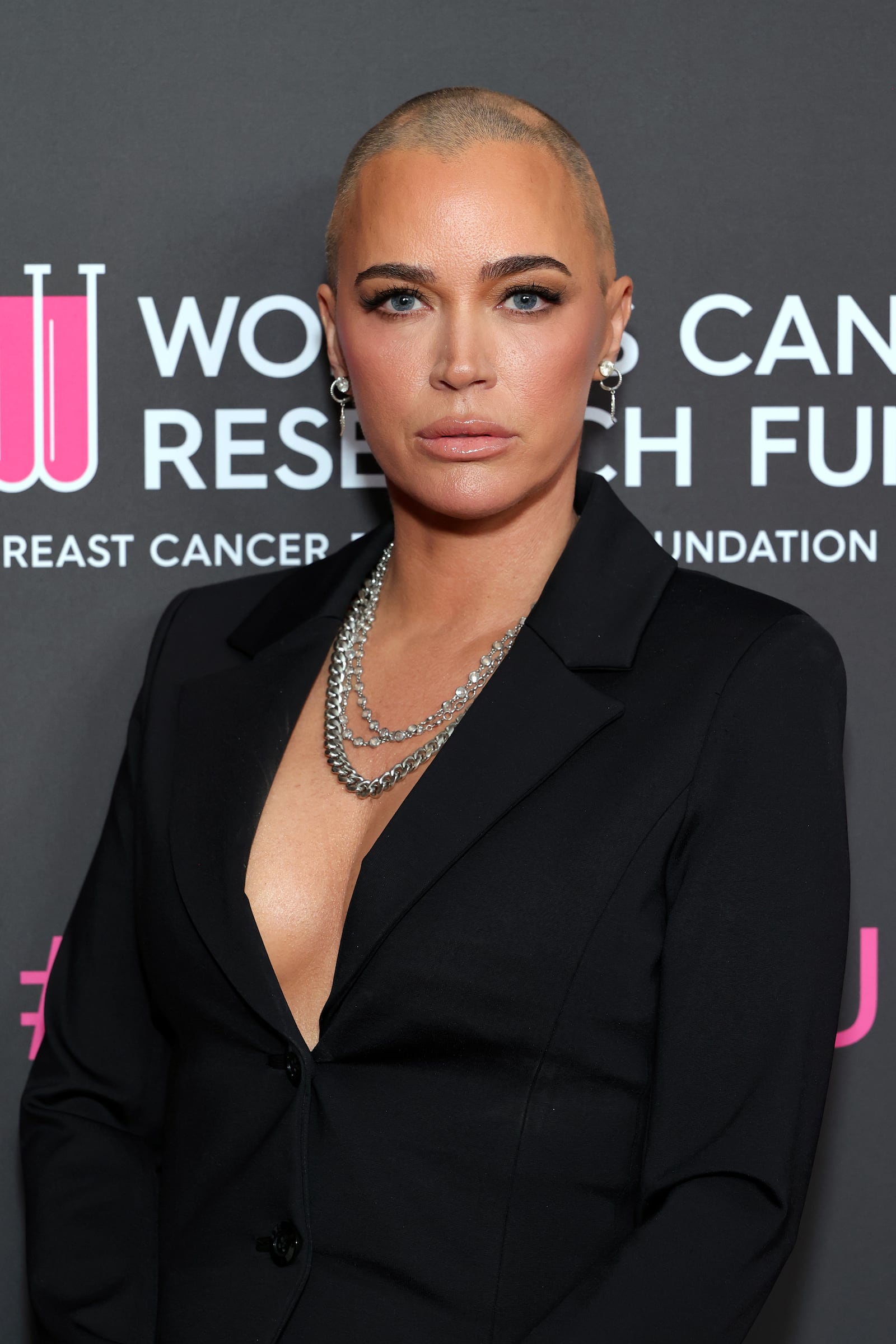 Teddi Mellencamp attends a benefit for the Women's Cancer Research Fund in Beverly Hills, California, on April 28, 2025.