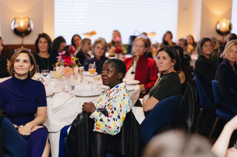 Attendees enjoyed a series of rousing speeches during the luncheon.
