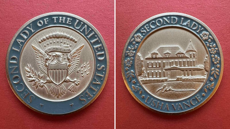 commemorative coins usha vance