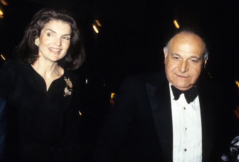 Jackie Onassis and Maurice Tempelsman