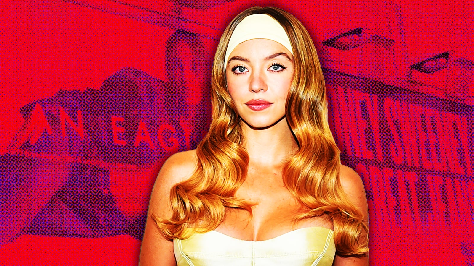 Sydney Sweeney photo illustration