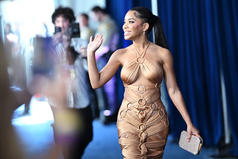 Amaya Espinal at The 52nd American Music Awards held at the MGM Grand Garden Arena on May 25, 2026 in Las Vegas, Nevada.