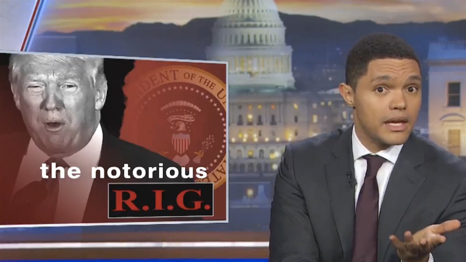 articles/2016/10/17/trevor-noah-to-pussy-monster-trump-you-re-rigging-your-own-campaign/161017-wilstein-noah-trump-rigged-tease_v7jq7u