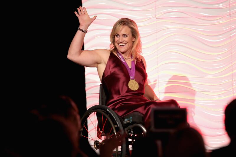 Paralympic cyclist Muffy Davis attends the 36th Annual Salute to Women In Sports at Cipriani Wall Street on October 20, 2015 in New York City.