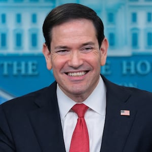 U.S. Secretary of State Marco Rubio holds a press briefing in the James S. Brady Press Briefing Room at the White House in Washington, D.C., U.S., May 5, 2026.
