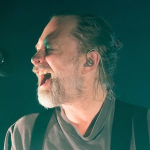 EDINBURGH, SCOTLAND - JUNE 01: Thom Yorke of The Smile performs on stage at Usher Hall on June 01, 2022 in Edinburgh, Scotland. (Photo by Roberto Ricciuti/Redferns)