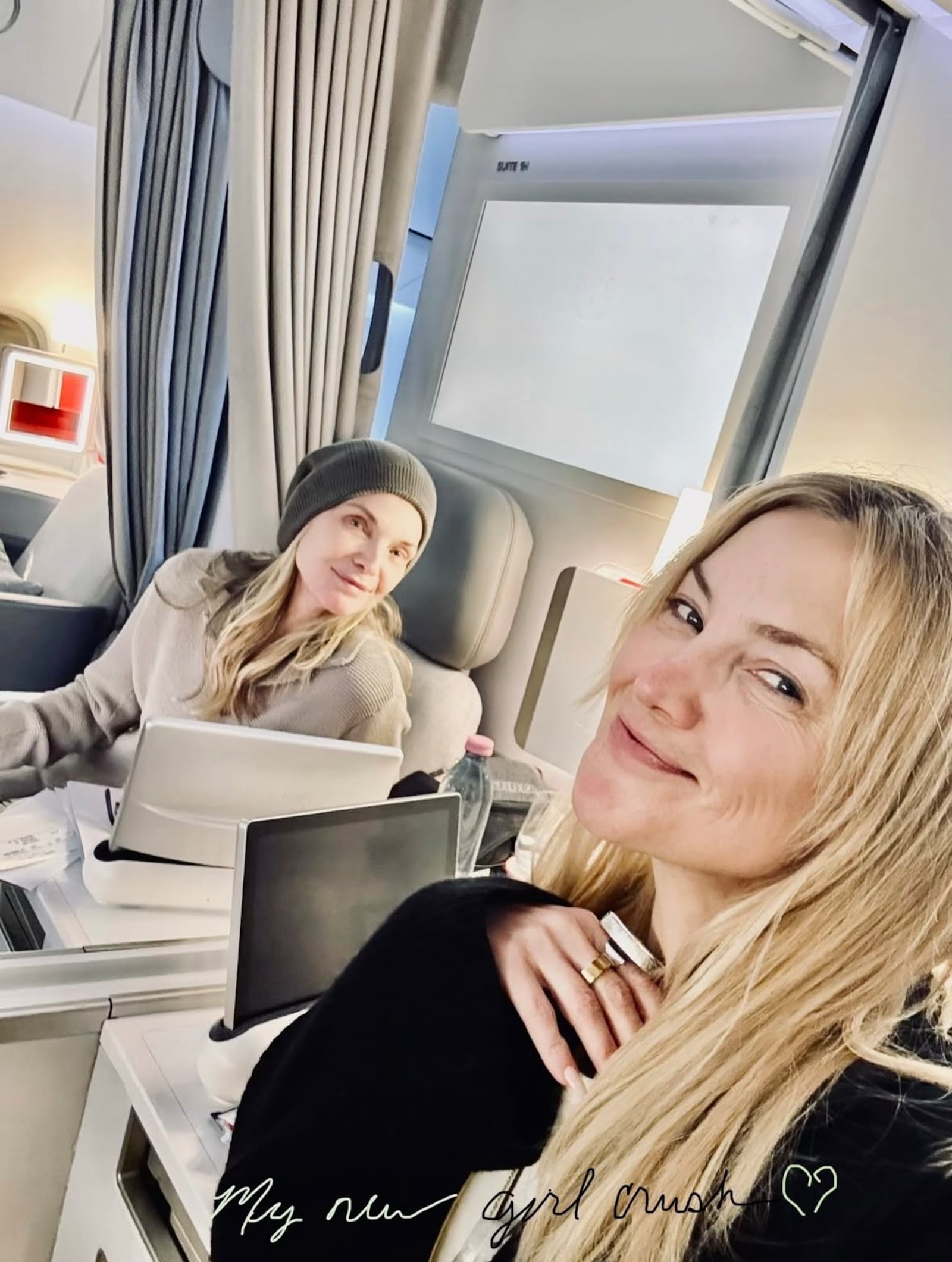 Michelle Pfeiffer called Kate Hudson her "girl crush" in her Instagram post.