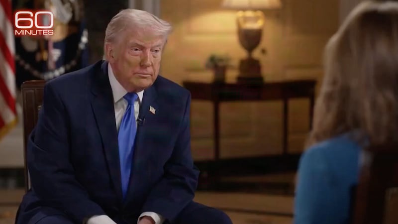 Donald Trump interviewed about conspiracy theories on "60 Minutes."