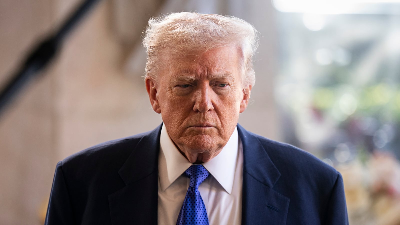 PALM BEACH, FLORIDA - FEBRUARY 1: U.S. President Donald Trump speaks to reporters and members of the media at Mar-a-Lago on February 1, 2026 in Palm Beach, Florida. Trump is attending the wedding of Dan Scavino, White House Deputy Chief of Staff, and Erin Elmore, the Department of State Director of Art in Embassies, at Mar-a-Lago. (Photo by Al Drago/Getty Images)