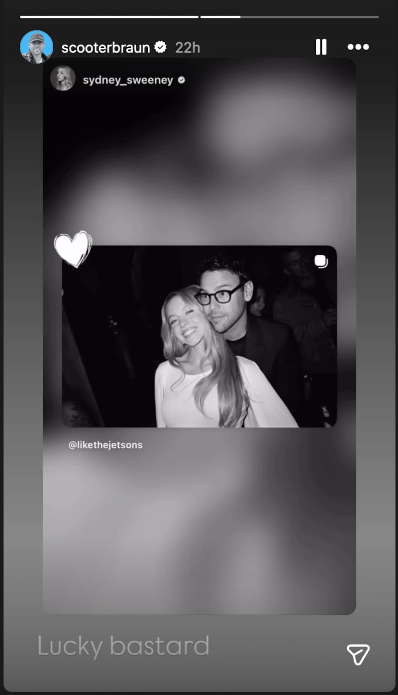 Scooter Braun, Sydney Sweeney