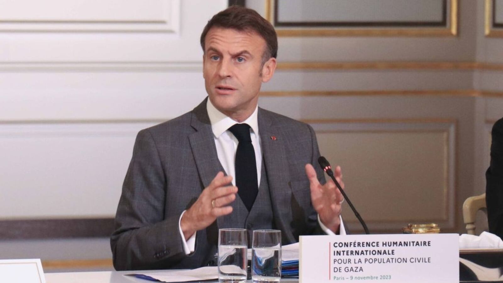 French President Emmanuel Macron.