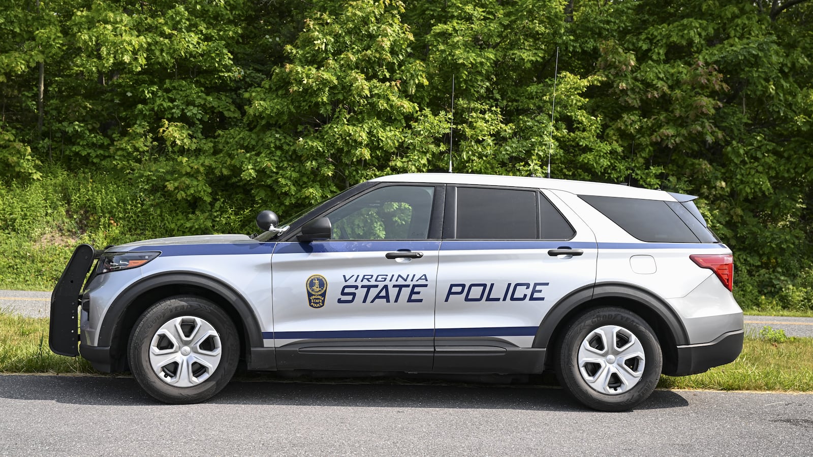 Virginia state police car