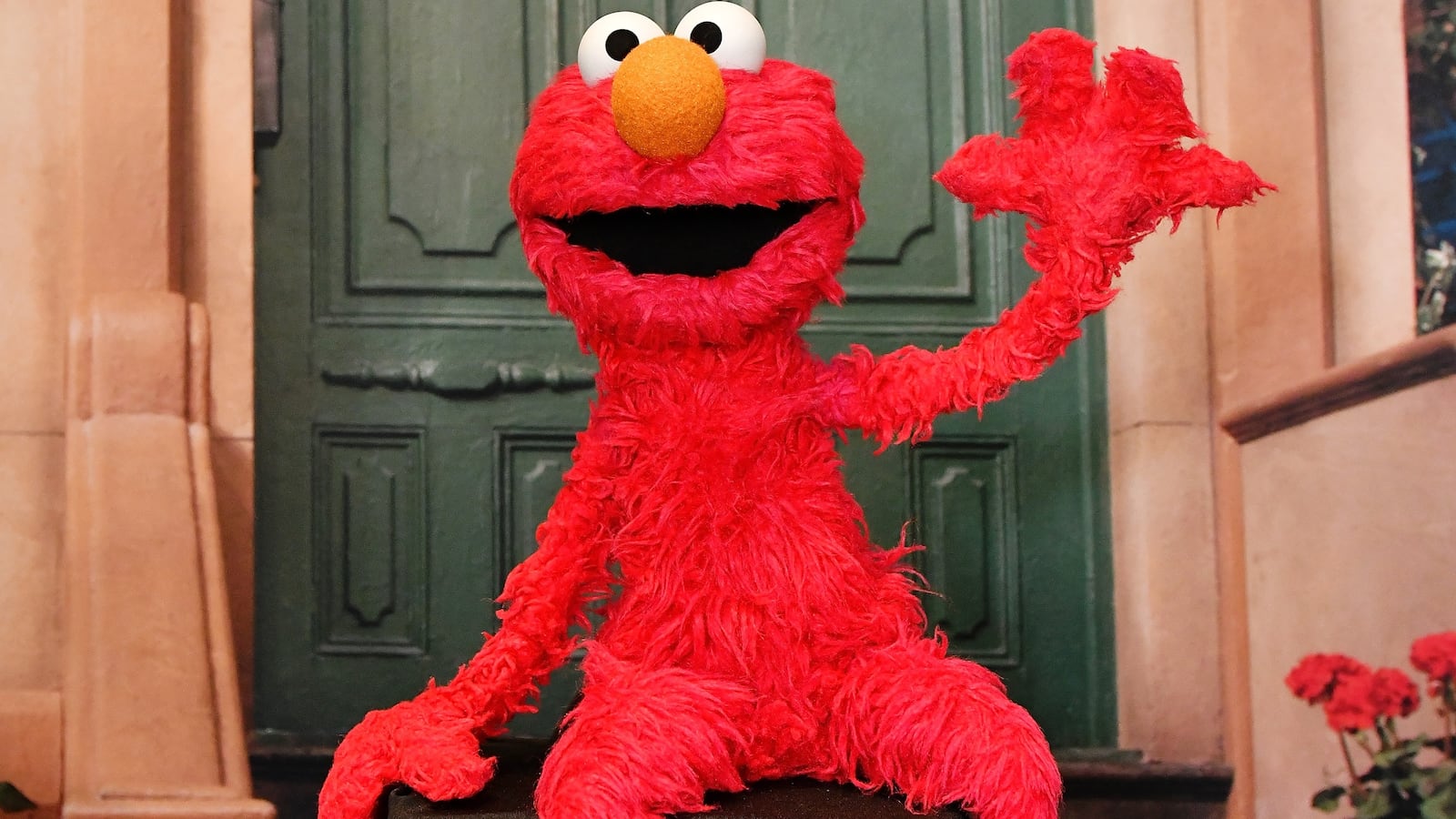 NEW YORK, NEW YORK - SEPTEMBER 06: A view of a photo booth with Elmo during "Mindful Families" presented by Headspace in partnership with Sesame Street and Unicorn Productions at Second Floor on September 06, 2023 in New York City. (Photo by Craig Barritt/Getty Images for Headspace)