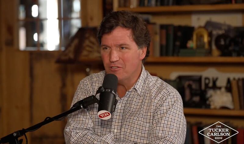 Conservative podcaster Tucker Carlson has faced intense backlash for his more than two hour sit-down with Holocaust-denier Nick Fuentes.