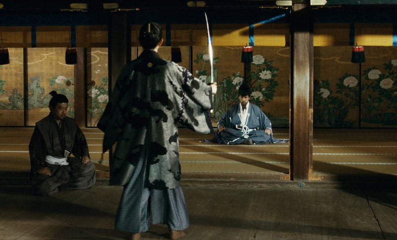 A still from "The Samarai and the Prisoner"